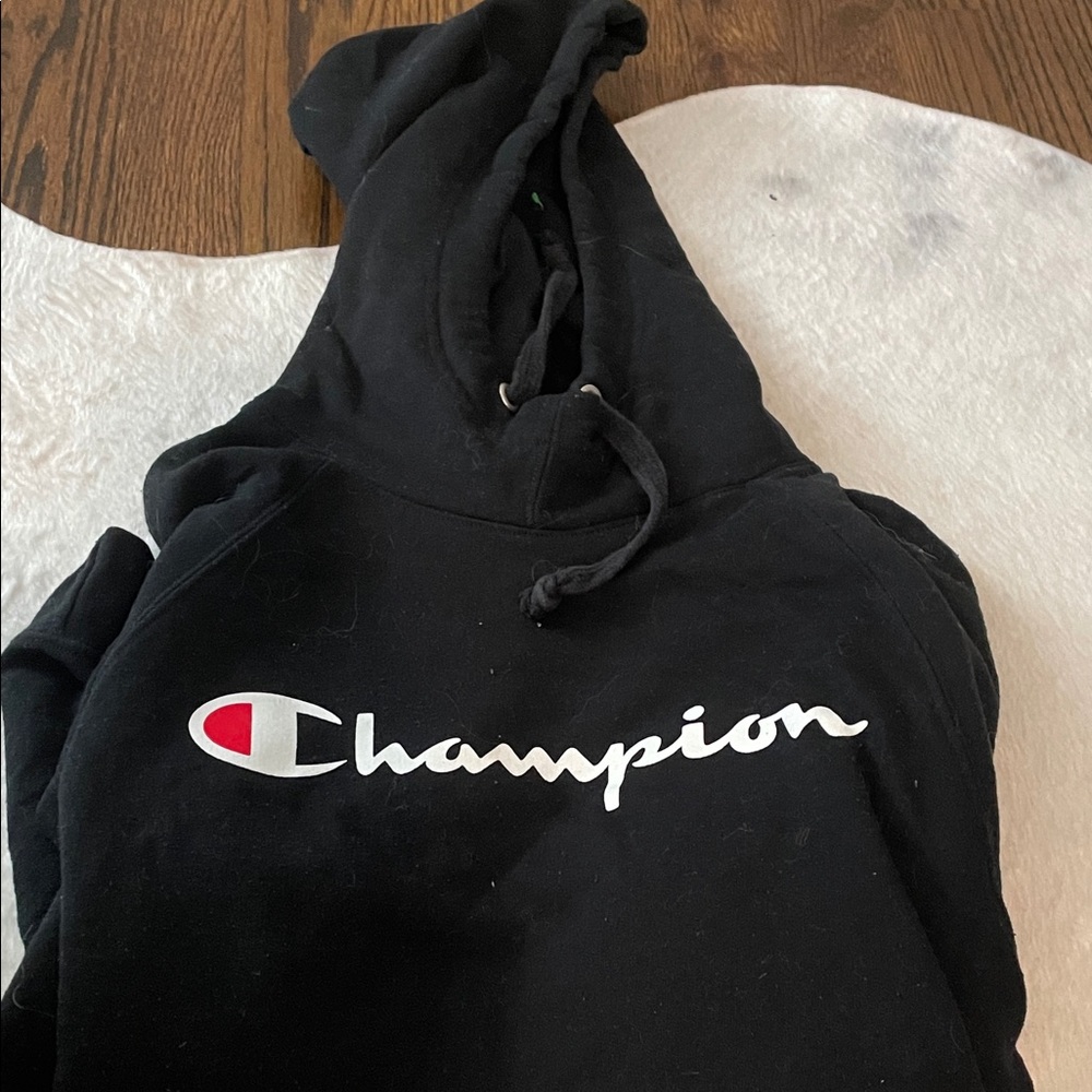 Champion Black Pullover Hoodie